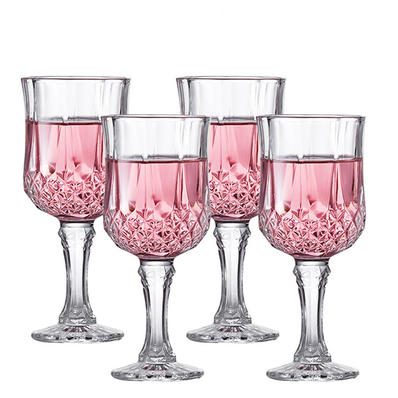 Wine Glass Set Crystal - 4 stücke Set Champagner Tassen Rotwein