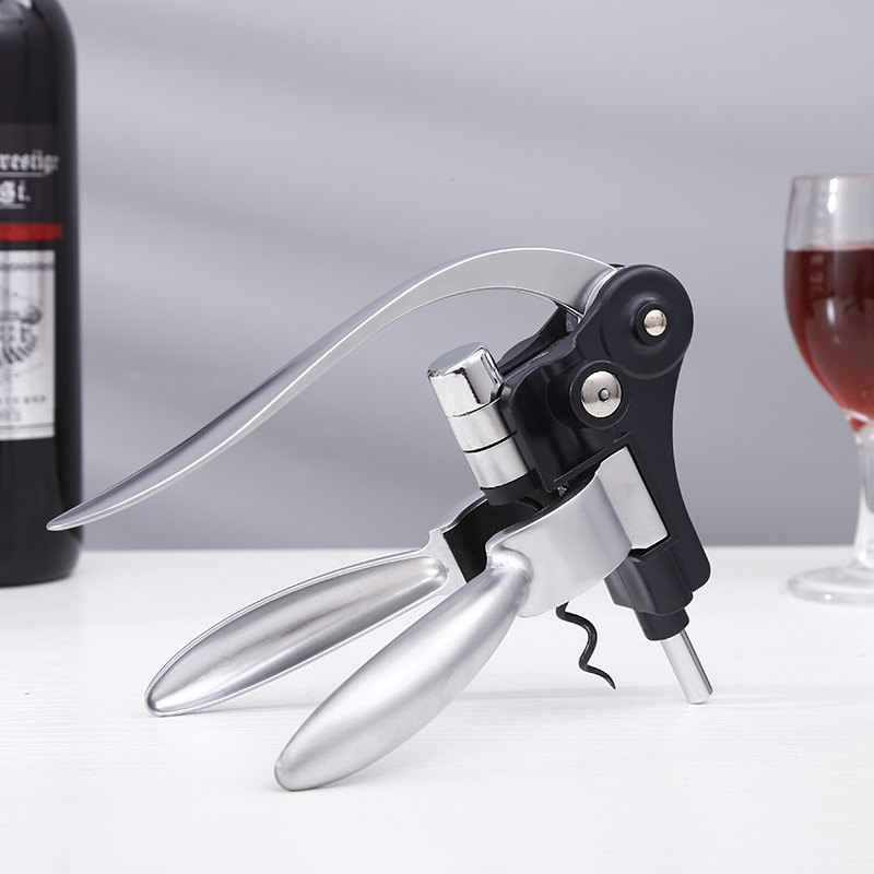 Cork Screw Lever - Robuster manueller Flaschenöffner für Weinflaschen, Hebelkorkenzieher,