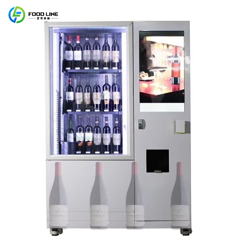 Wine To Beer - Intelligentes Altersverifikations-Liftsystem Kühlschrank-Verkaufsautomat Bier- und Rotwein-Verkaufsautomat