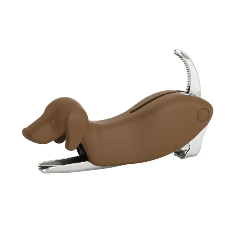 Wine In Beer Bottle - Hund-Weinflaschenöffner mit Folienabschneider, Bieröffner, manueller Weinschlüssel