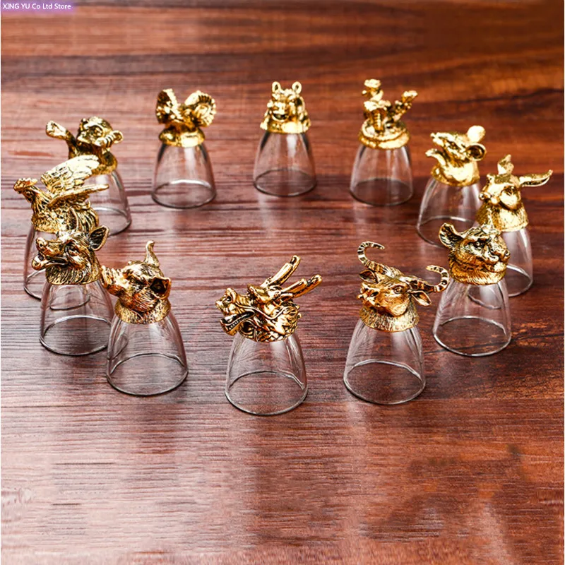 Chinesisches Tierkreiszeichen- – Wine Glass Set Crystal Bewertung und Preis