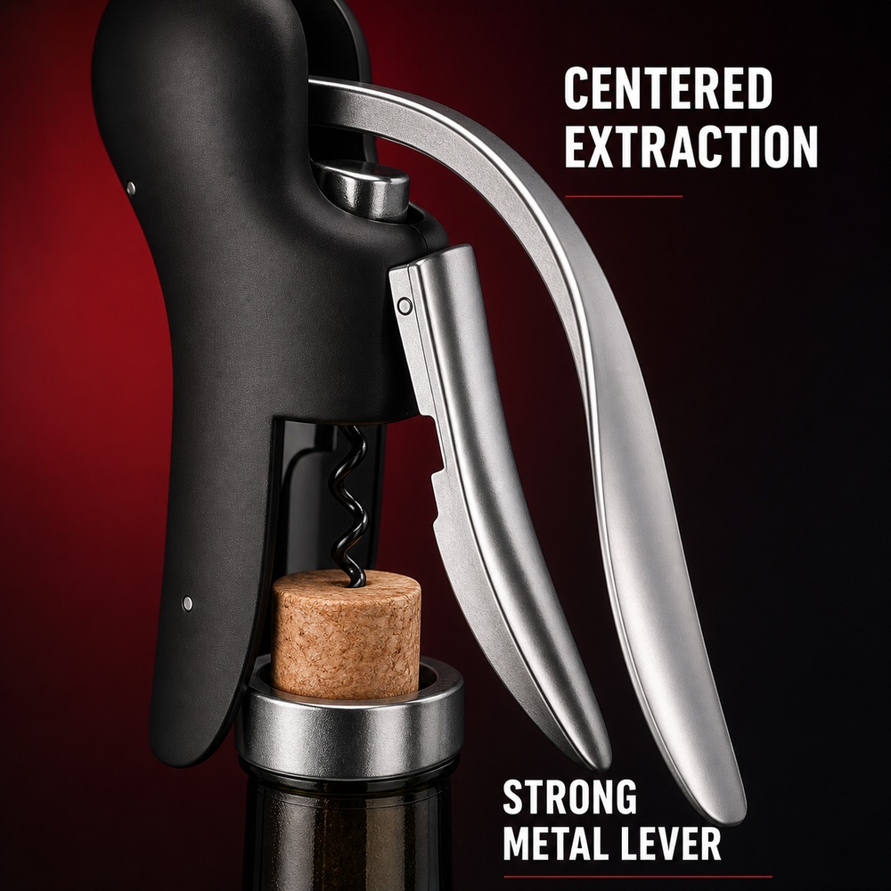 Robuster Korkenzieher aus Zink – Cork Screw Lever Bewertung und Preis