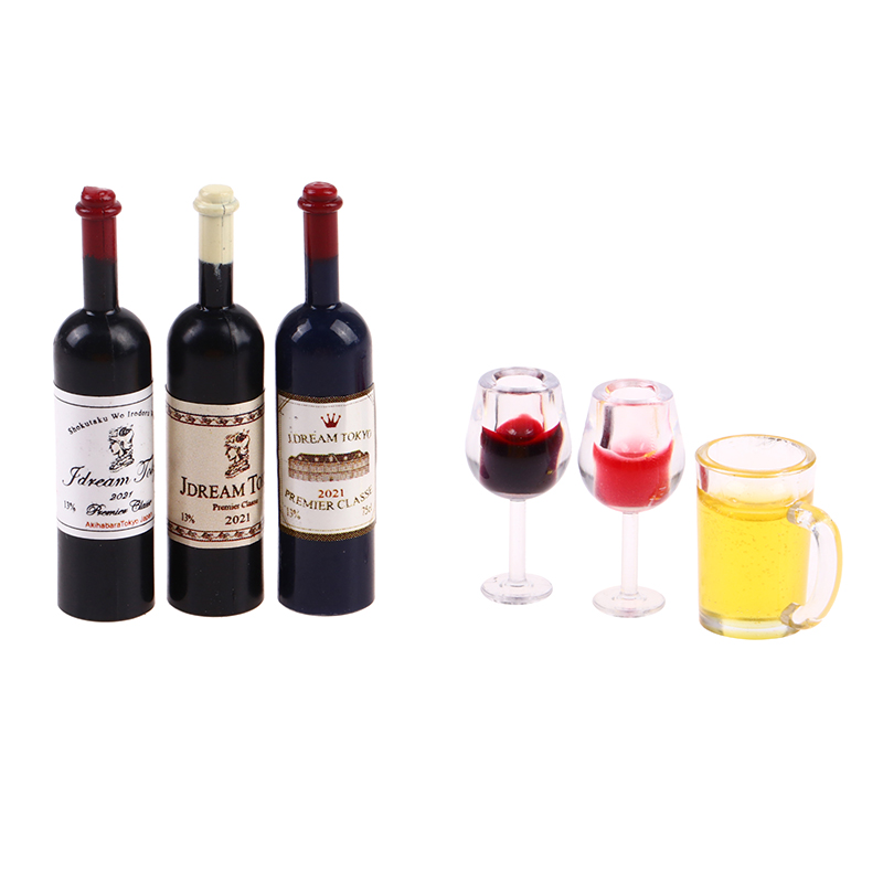 5 Stück 1:12 Puppenhaus Miniat – Wine Beer Europe Bewertung und Preis