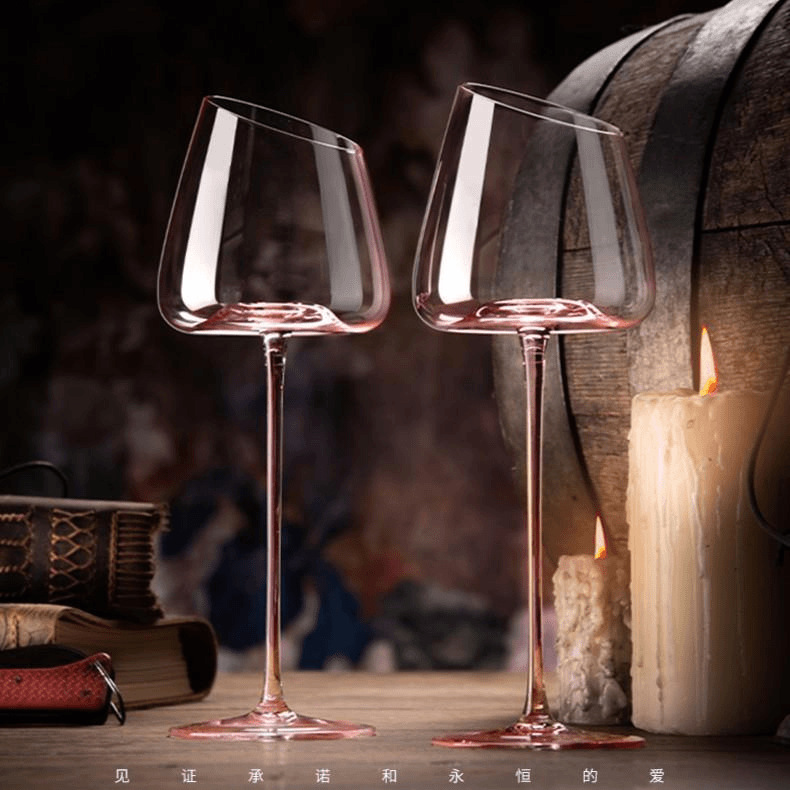Französisches rosa Flamingo-Ro – Wine Glass Set Crystal Bewertung und Preis