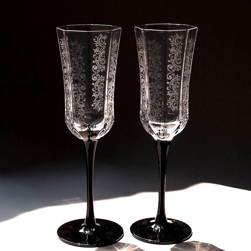 Französischer Vintage Champagn – Wine Glass Set Crystal Bewertung und Preis