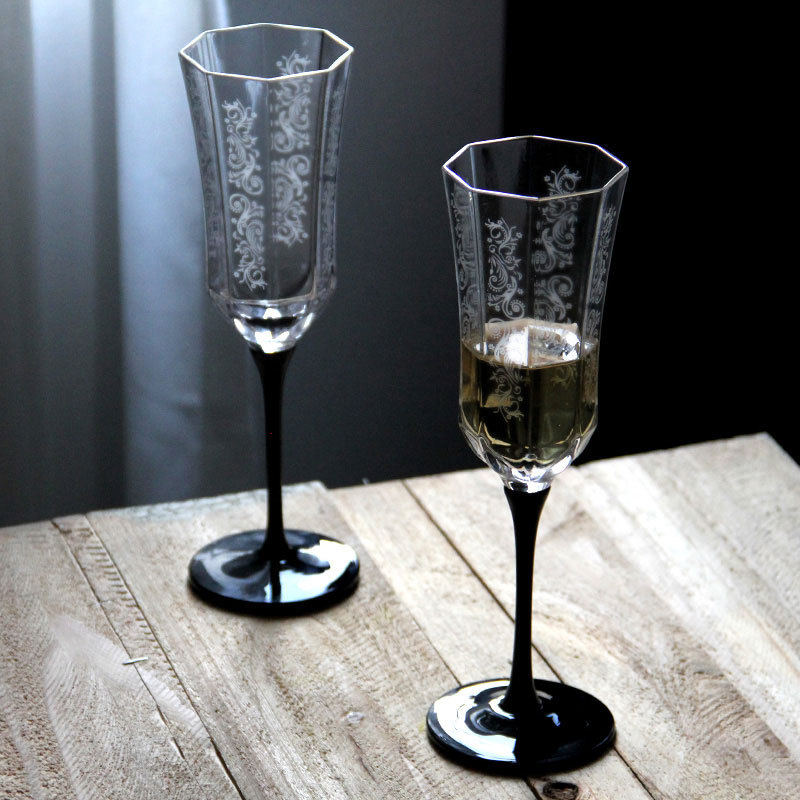 Französischer Vintage Champagn – Wine Glass Set Crystal Bewertung und Preis