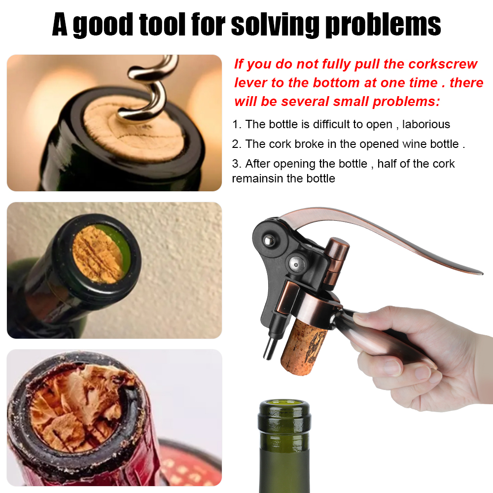 Küchengeräte Zink legierung Ka – Cork Screw Lever Bewertung und Preis