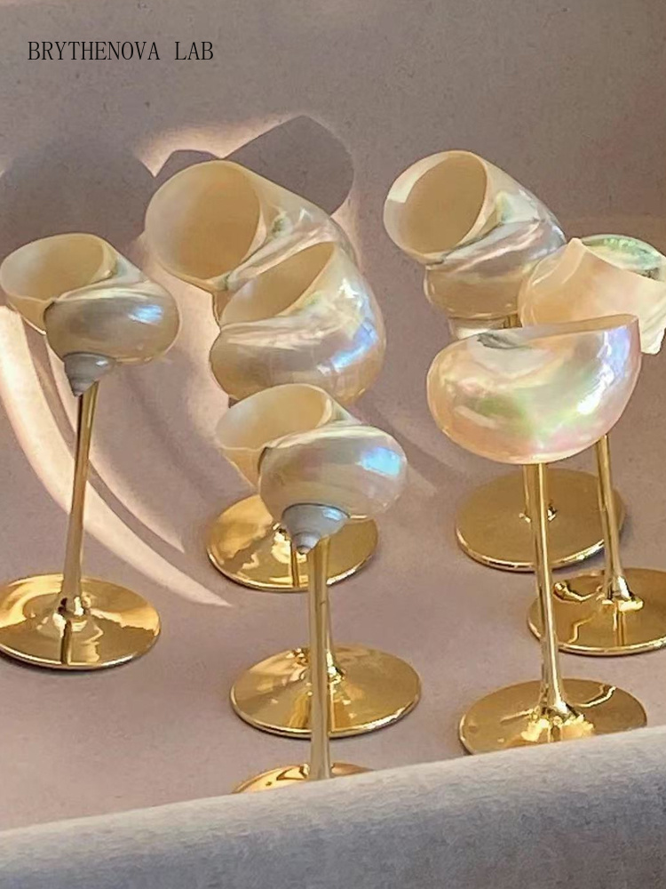 AhunderJiaz Retro Paar-Muschel – Wine Glass Set Crystal Bewertung und Preis